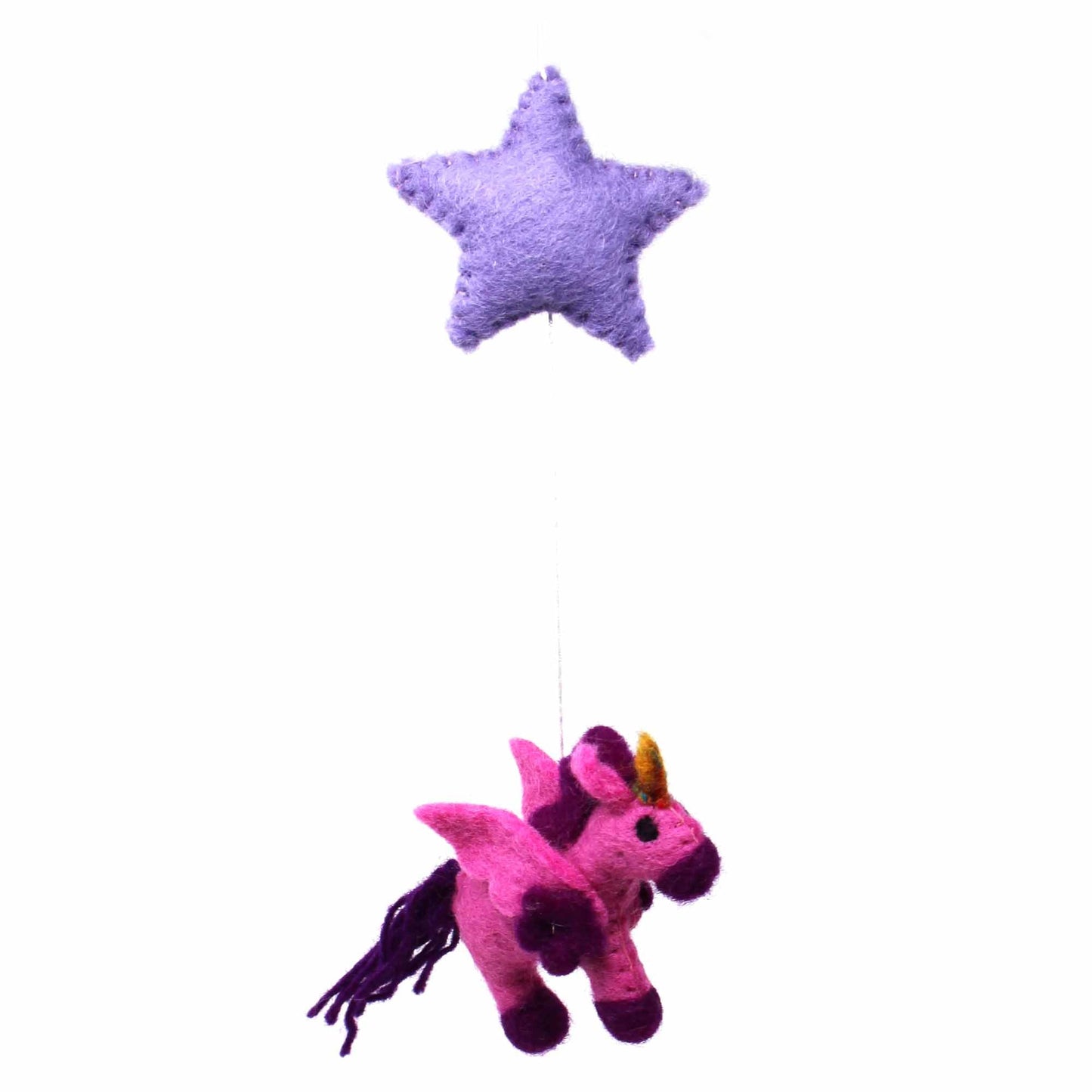 Felt Unicorn Mobile by Global Groove
