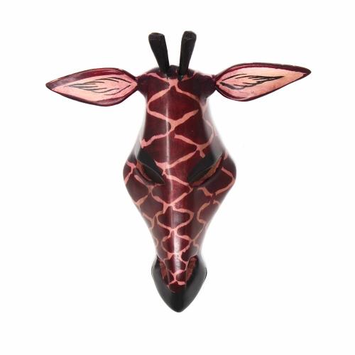 Hand-carved African Giraffe Mask - Jedando Handicrafts (H)