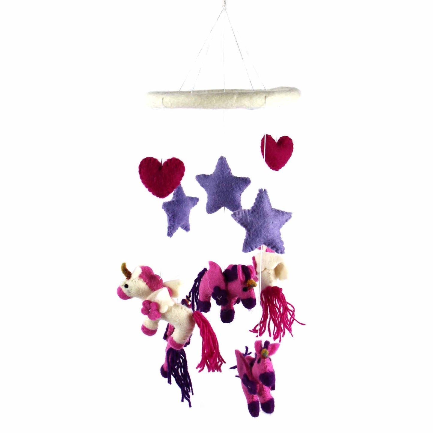 Felt Unicorn Mobile by Global Groove