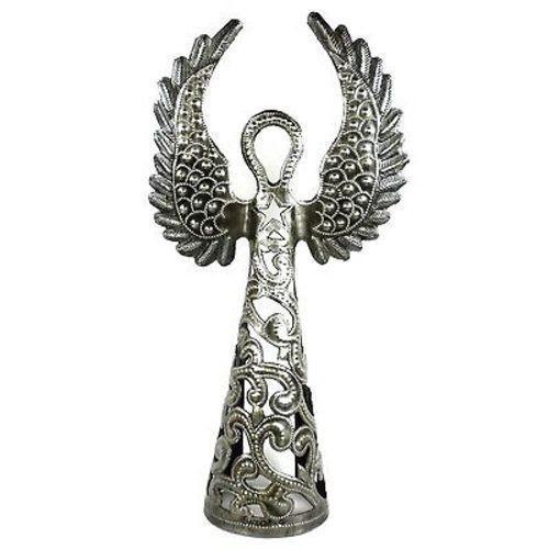 Recycled Steel Drum Angel 16"