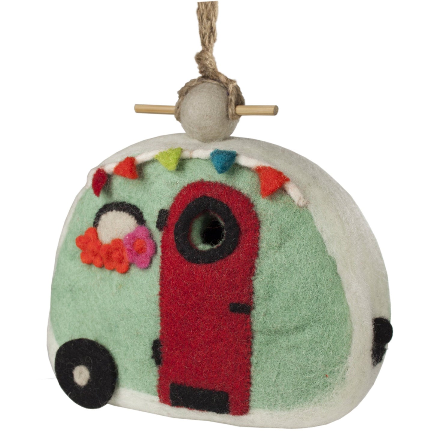 Felt Retro Camper Birdhouse