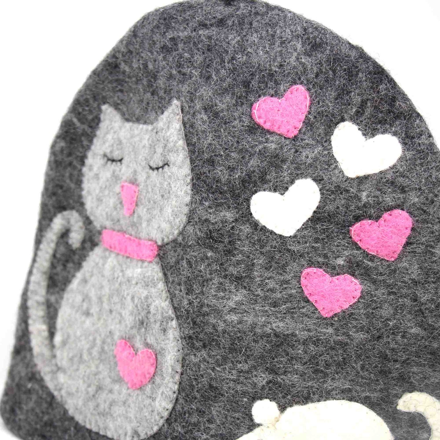 Cat Tea Cozy, Hand-Crafted Felt