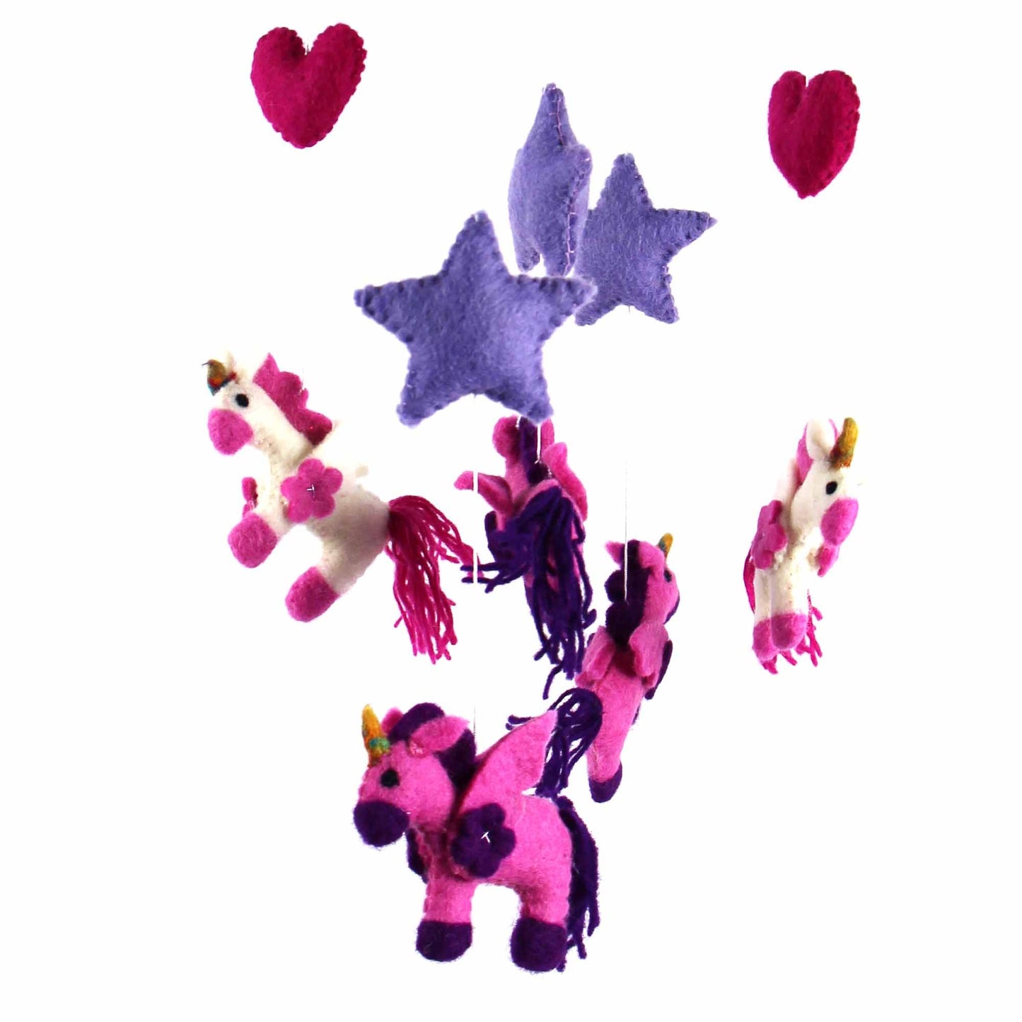 Felt Unicorn Mobile by Global Groove