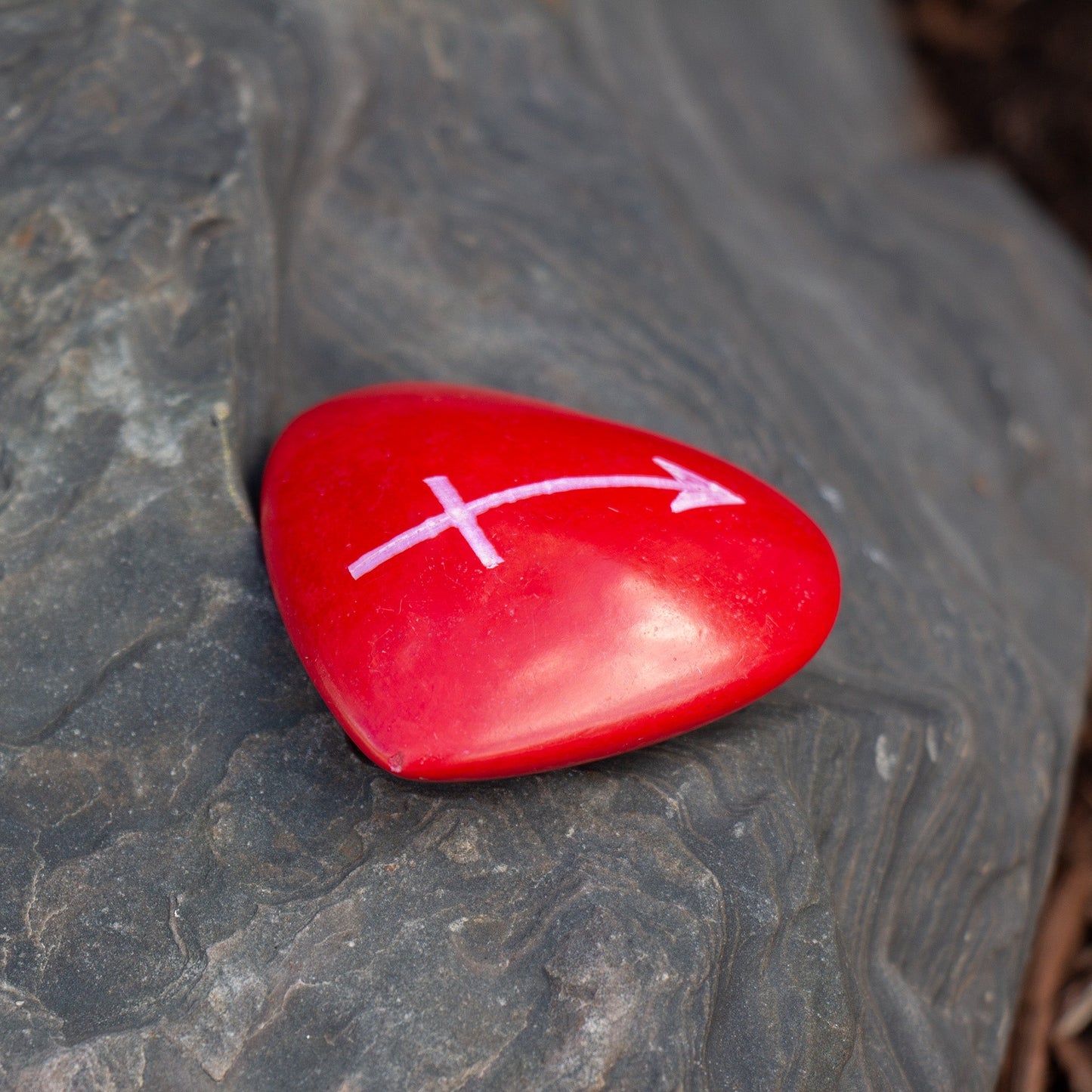 Corazones de esteatita del zodíaco, paquete de 5: SAGITARIO