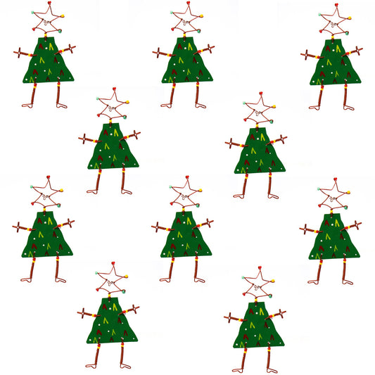 Juego de 10 pines para árbol de Navidad de bailarina - Alternativas creativas
