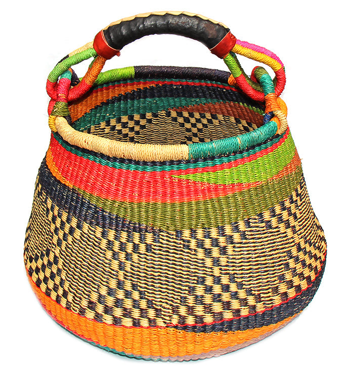 Cesta de mercado Bolga Pot Design, colores variados