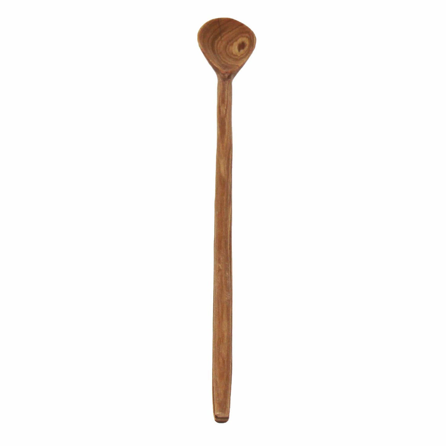 Cucharas largas para aperitivos de madera de olivo, juego de 3