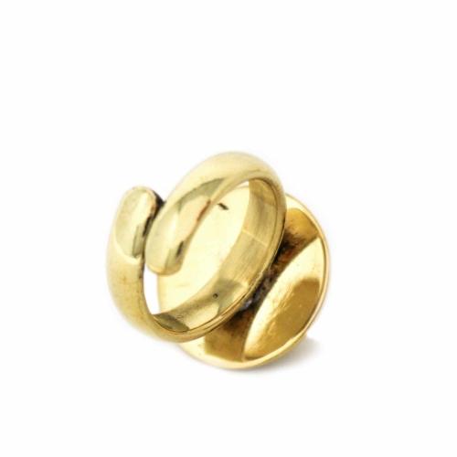 Domed Adjustable Brass Ring - Linda Kay Gifford’s - Those Nasty Women TALK! by SWEETSurvivor