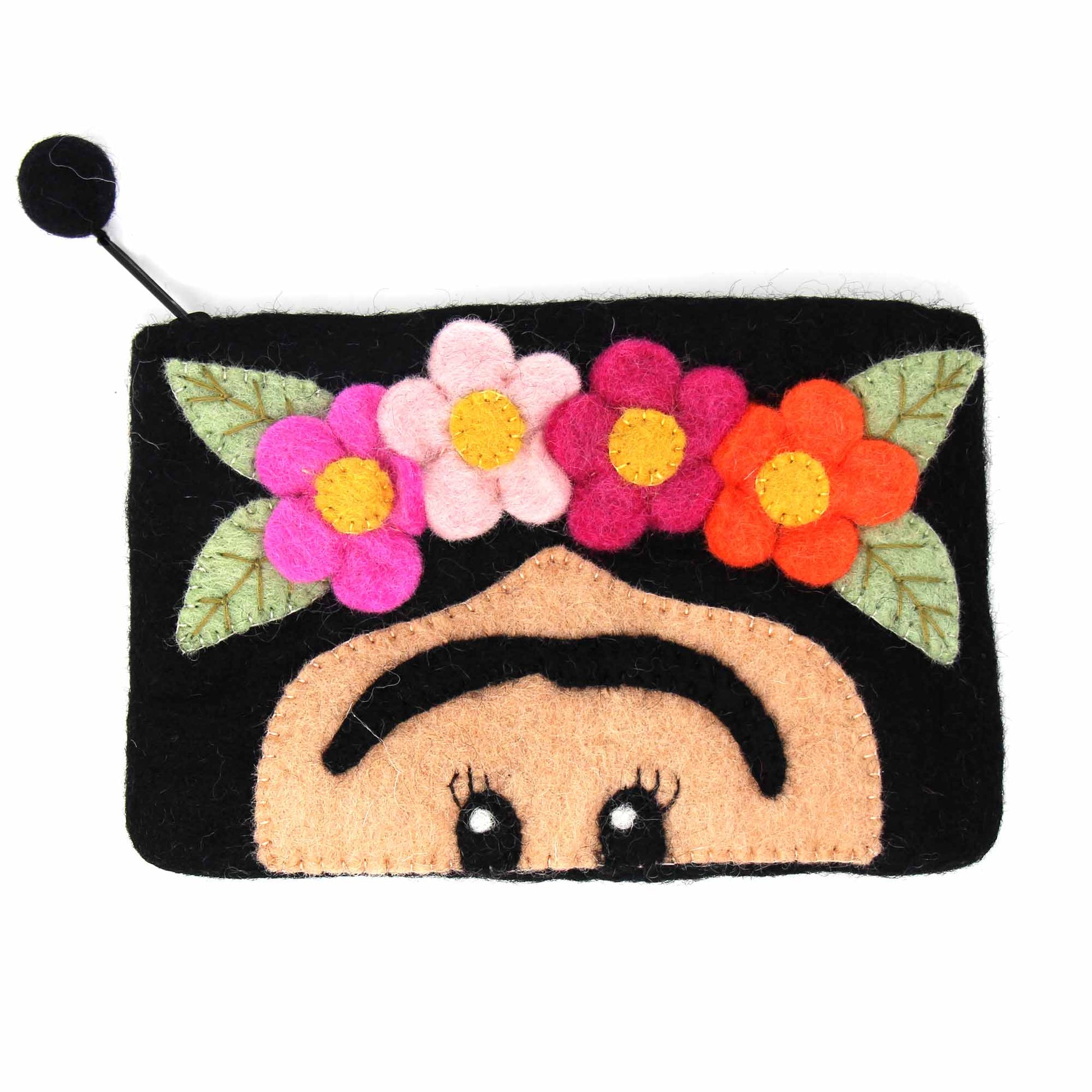 Hand Crafted Felt: Frida Pouch - Linda Kay Gifford’s - Those Nasty Women TALK! by SWEETSurvivor