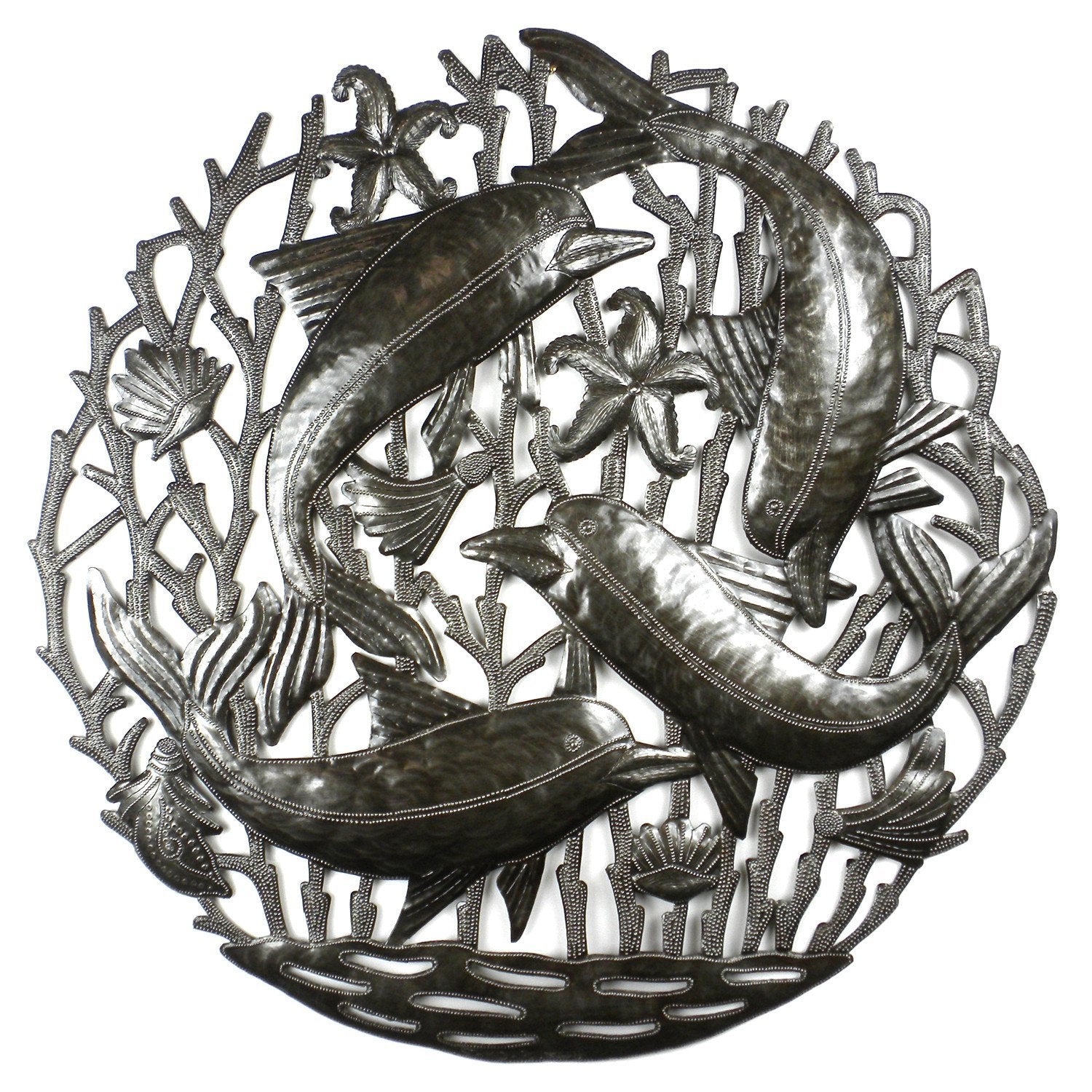 Pod of Dolphins Metal Wall Art - Croix des Bouquets - Linda Kay Gifford’s - Those Nasty Women TALK! by SWEETSurvivor