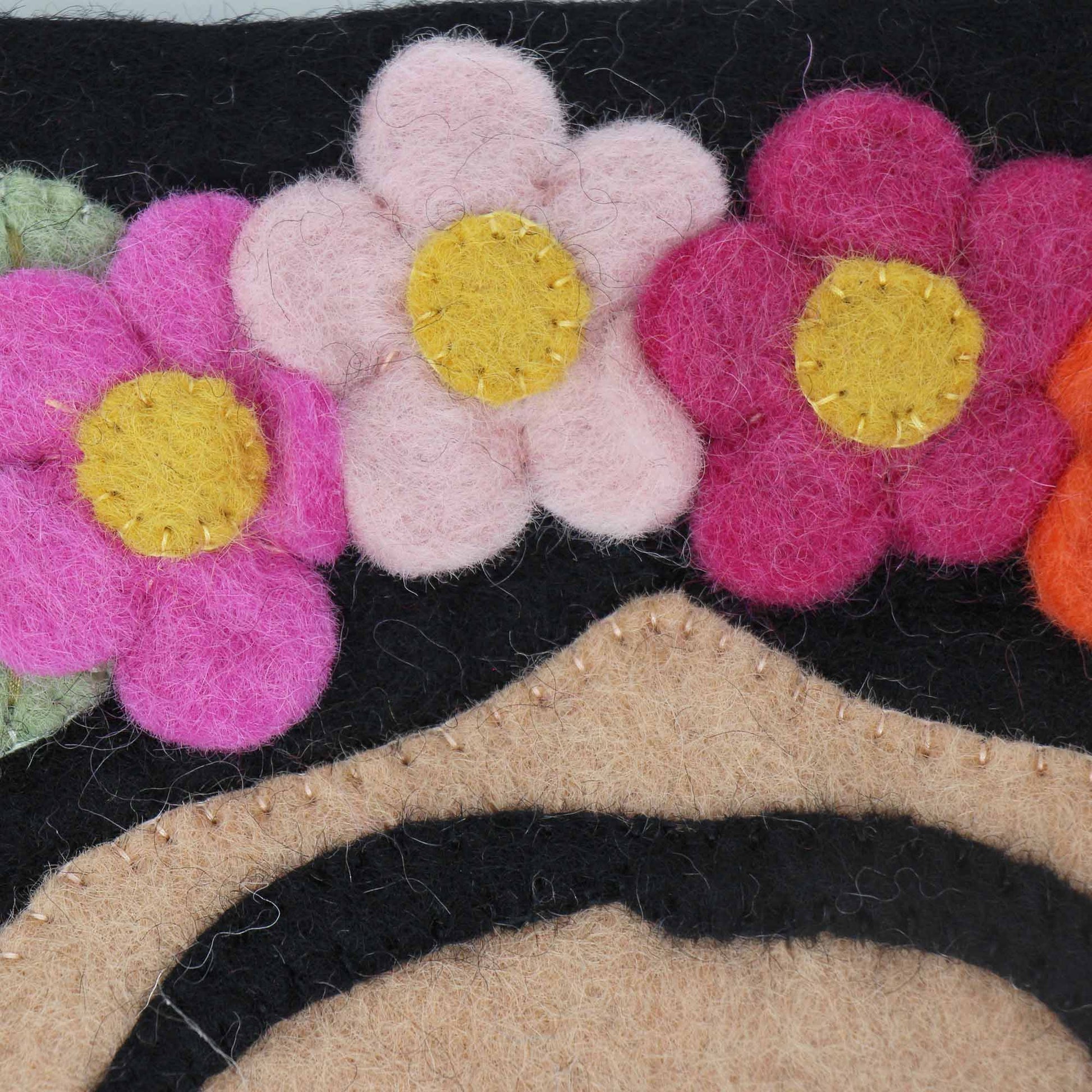 Hand Crafted Felt: Frida Pouch - Linda Kay Gifford’s - Those Nasty Women TALK! by SWEETSurvivor