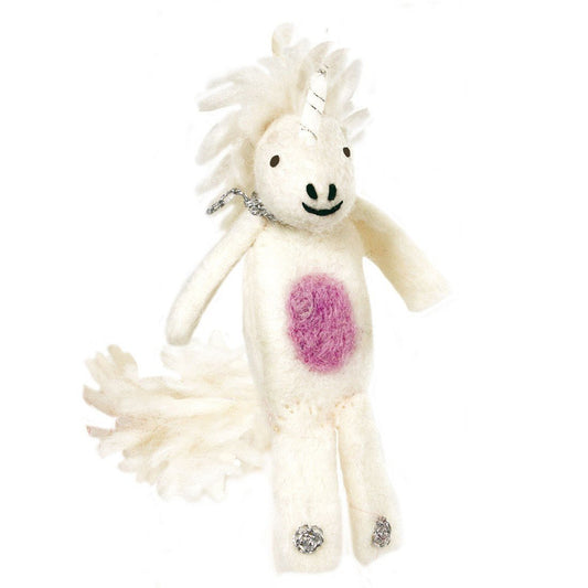 Marioneta de dedo Woolie - Unicornio - Lanos salvajes (T)