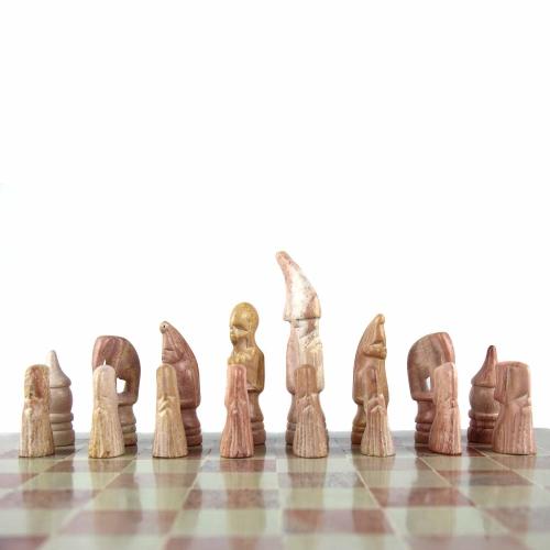 Natural Soapstone Maasai Chess Set; 14" Board - Linda Kay Gifford’s - Those Nasty Women TALK! by SWEETSurvivor