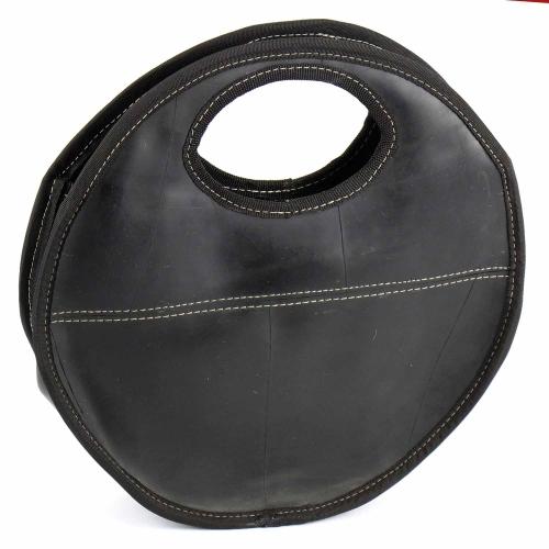 Recycled Rubber Round Hand-Bag