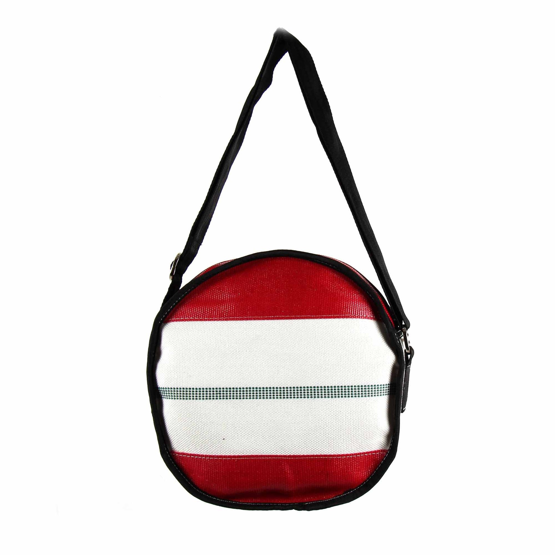 Upcycled Firehose Round Shoulder Bag - Linda Kay Gifford’s - Those Nasty Women TALK! by SWEETSurvivor