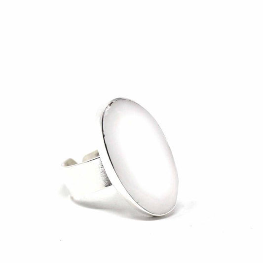 Mother of Pearl Oval Ring - Linda Kay Gifford’s - Those Nasty Women TALK! by SWEETSurvivor