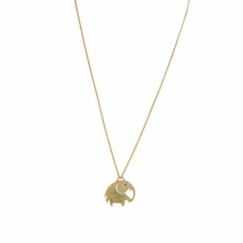 Elephant Pendant Brass Necklace - Linda Kay Gifford’s - Those Nasty Women TALK! by SWEETSurvivor