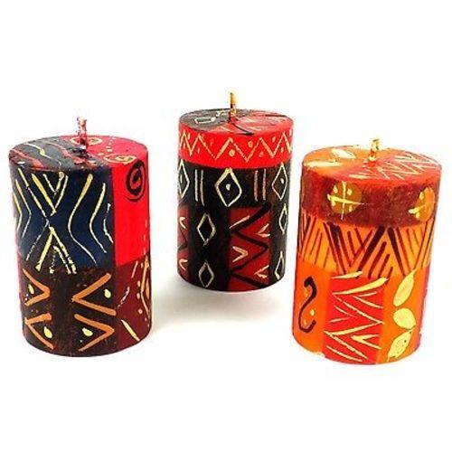 Set of Three Boxed Hand-Painted Candles - Bongazi Design - Nobunto - Linda Kay Gifford’s - Those Nasty Women TALK! by SWEETSurvivor