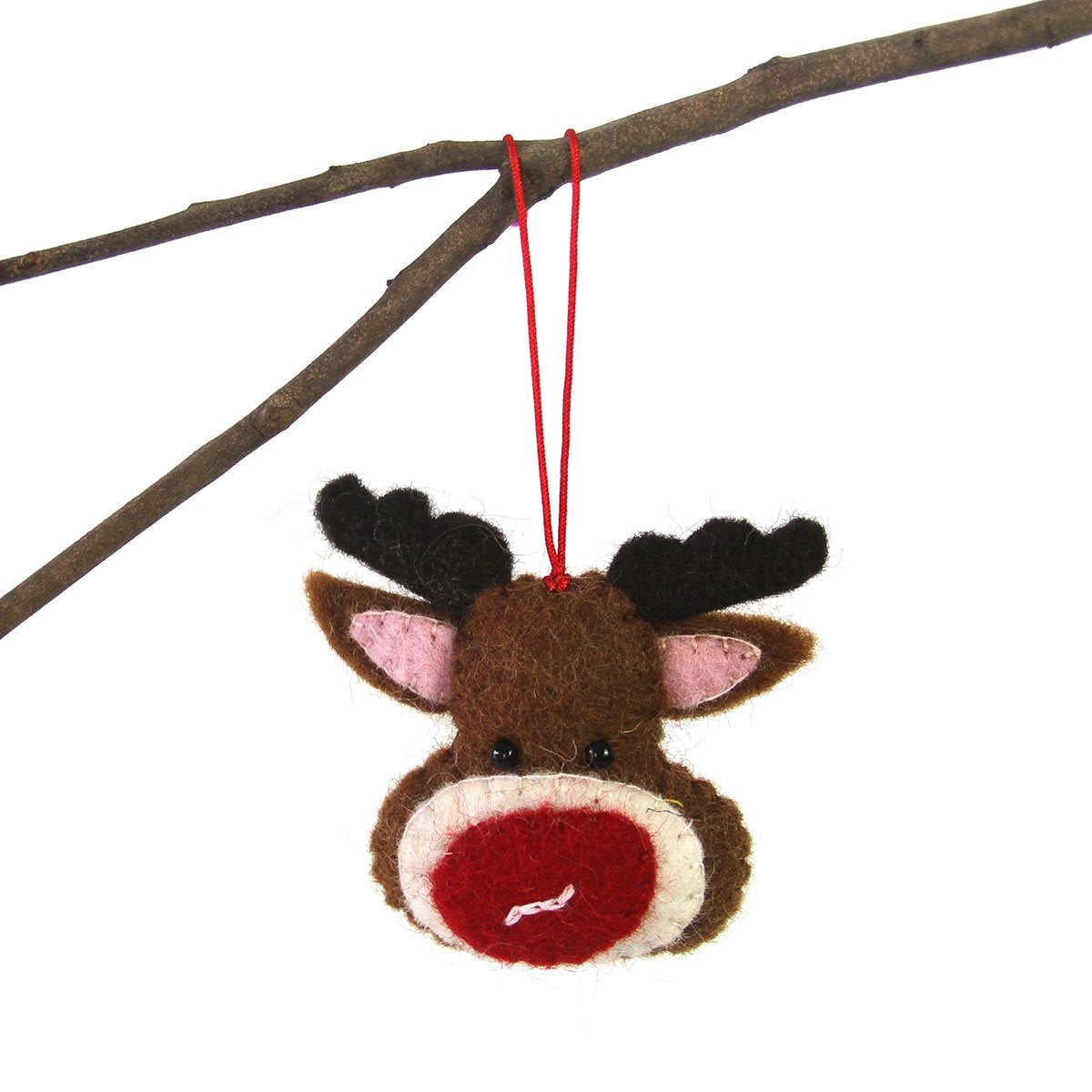 Hand Felted Christmas Ornament: Rudolph - Global Groove (H) - Linda Kay Gifford’s - Those Nasty Women TALK! by SWEETSurvivor