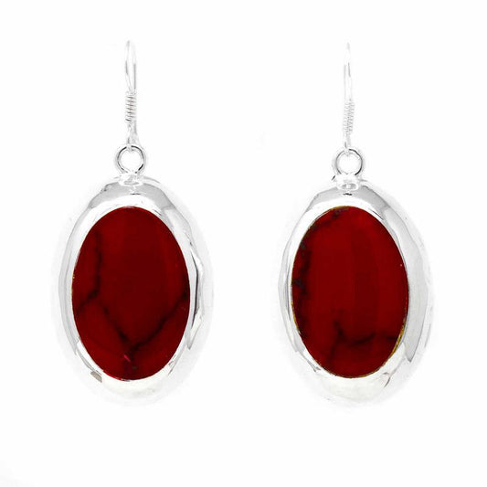 Earrings, Red Jasper Ovals - Linda Kay Gifford’s - Those Nasty Women TALK! by SWEETSurvivor
