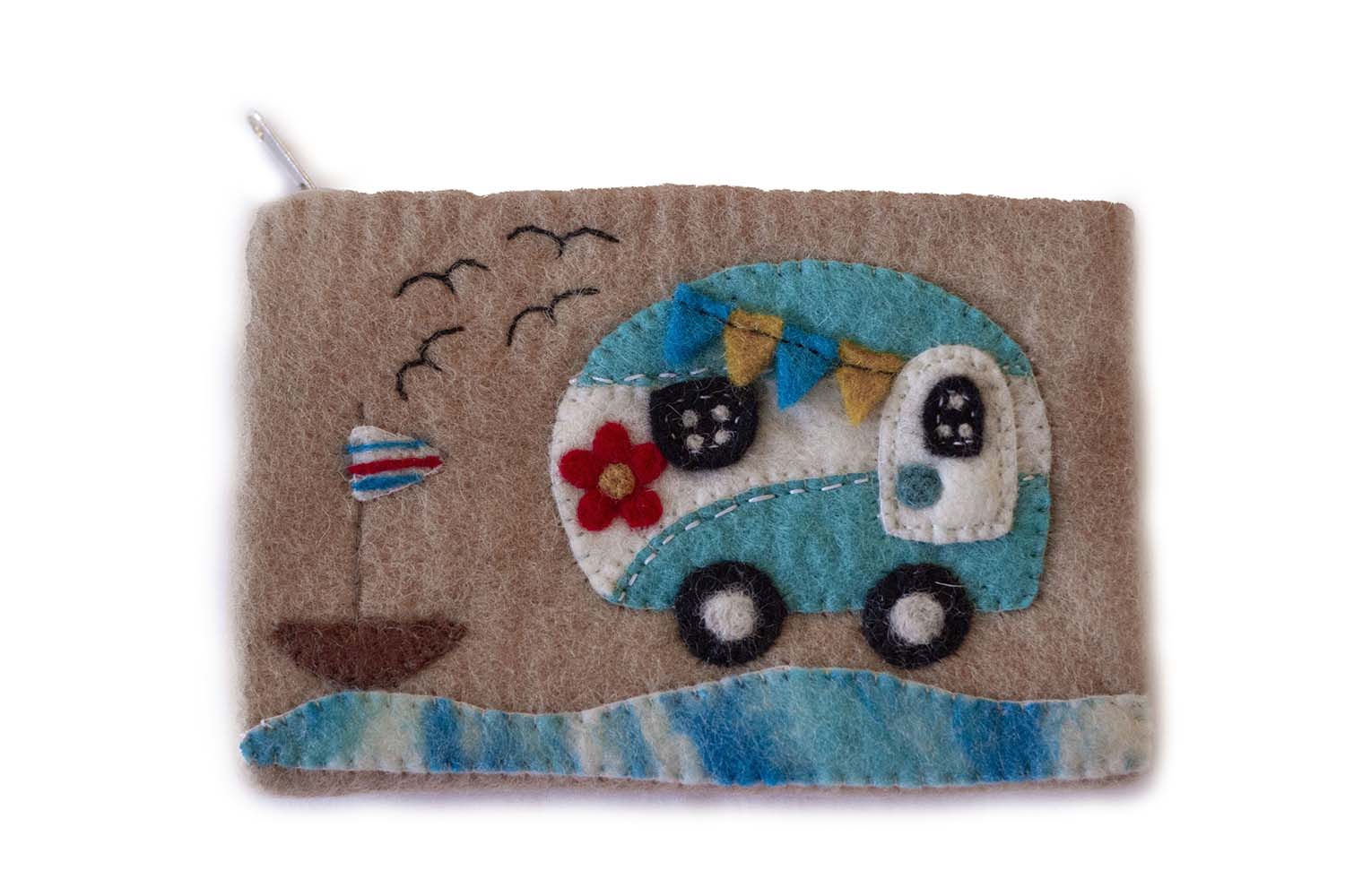 Camper Van Pouch Hand Crafted Felt - Linda Kay Gifford’s - Those Nasty Women TALK! by SWEETSurvivor