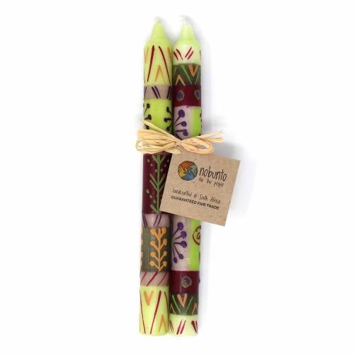 Hand Painted Candles in Kileo Design (pair of tapers) - Nobunto - Linda Kay Gifford’s - Those Nasty Women TALK! by SWEETSurvivor
