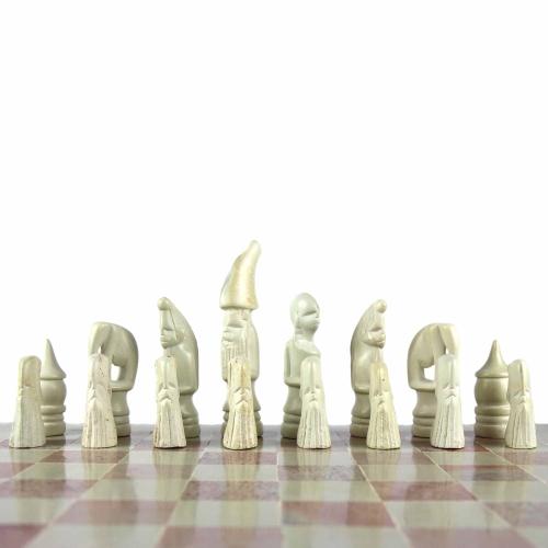 Natural Soapstone Maasai Chess Set; 14" Board - Linda Kay Gifford’s - Those Nasty Women TALK! by SWEETSurvivor