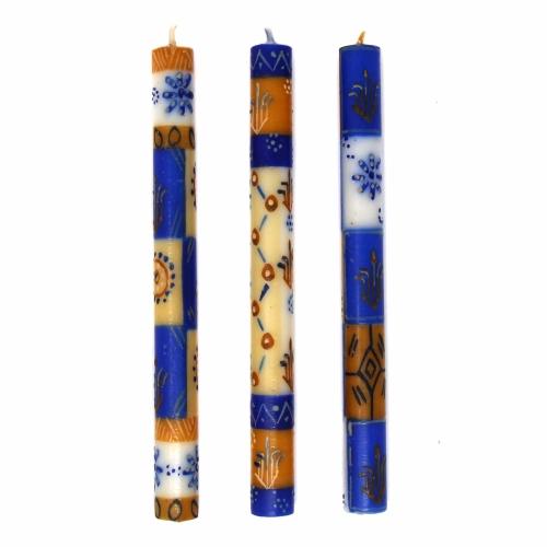 Tall Hand Painted Candles - Three in Box - Durra Design - Nobunto - Linda Kay Gifford’s - Those Nasty Women TALK! by SWEETSurvivor