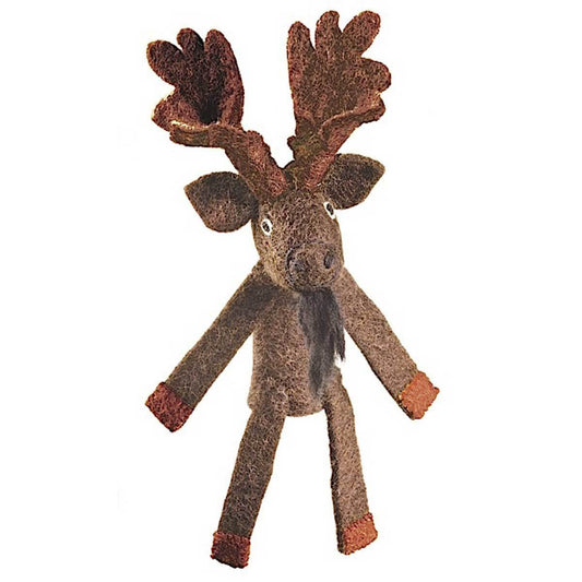 Marioneta de dedo Woolie - Alce - Lanos salvajes (T)