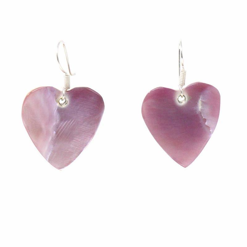 Earrings, Pink Mother of Pearl Hearts - Linda Kay Gifford’s - Those Nasty Women TALK! by SWEETSurvivor
