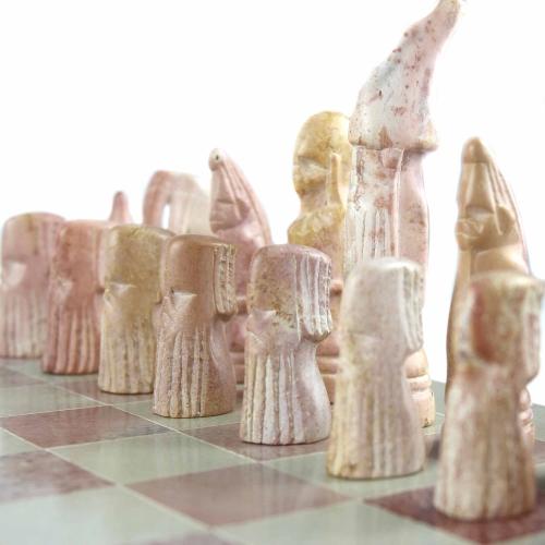 Natural Soapstone Maasai Chess Set; 14" Board - Linda Kay Gifford’s - Those Nasty Women TALK! by SWEETSurvivor